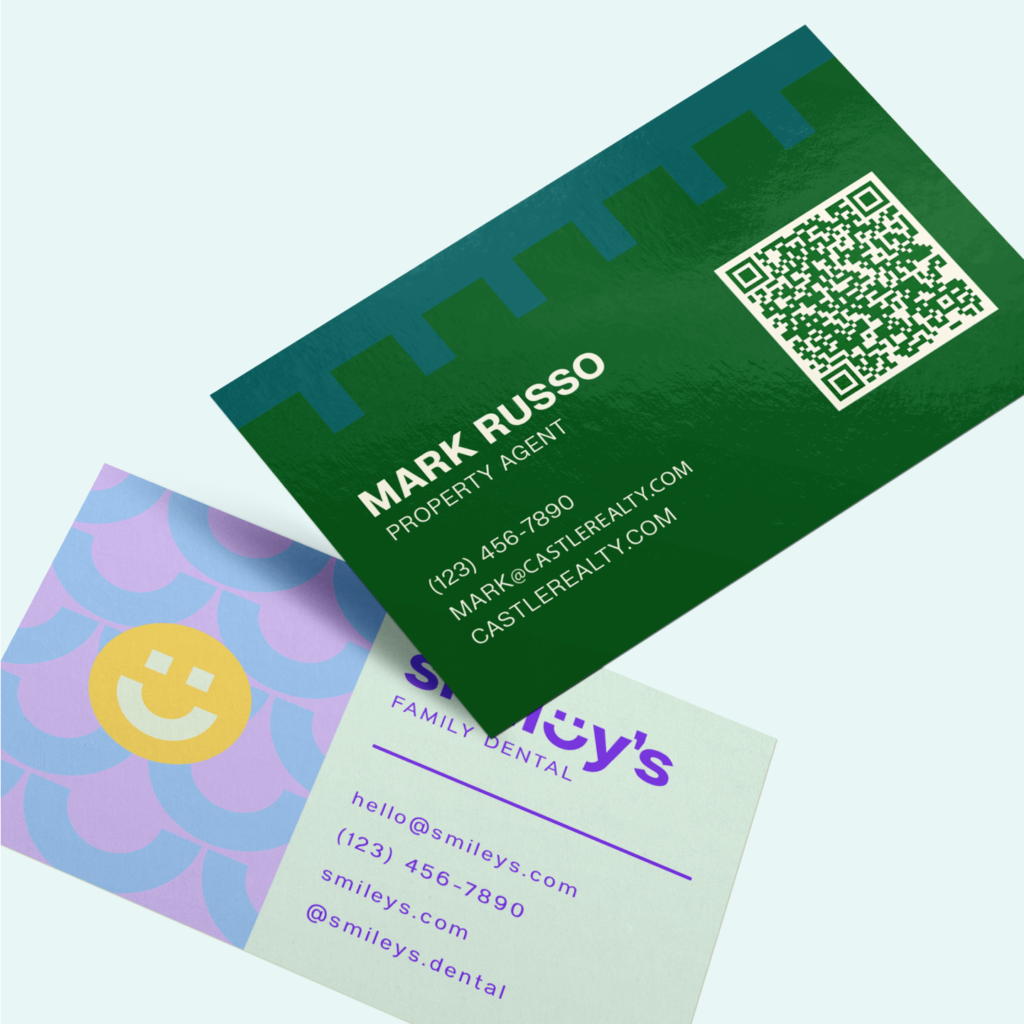 QR код на візитках