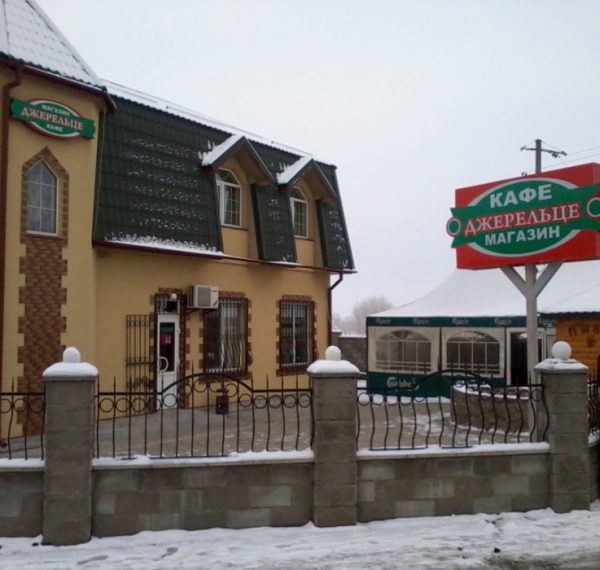 Рекламний стовп для кафе