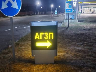Рекламні пілони для АЗС